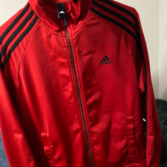 Adidas Traksuit jacket Red - Picture 1 of 7